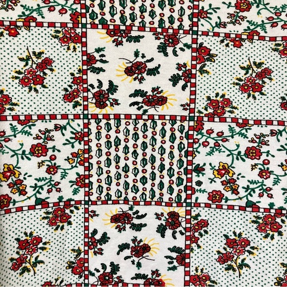 Vintage 90's Jason Maxwell Christmas Holiday Floral Holly Turtleneck - Picture 5 of 9